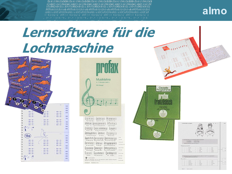 Lernsoftware für die Lochmaschine