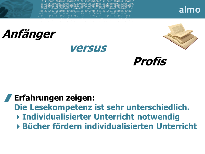 Anfänger versus Profis