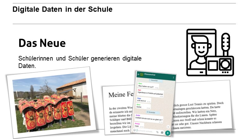 Digitale Daten in der Schule