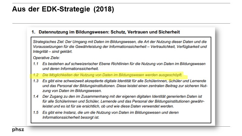 Aus der EDK-Strategie (2018)