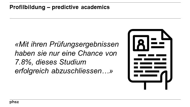 Profilbildung – predictive academics