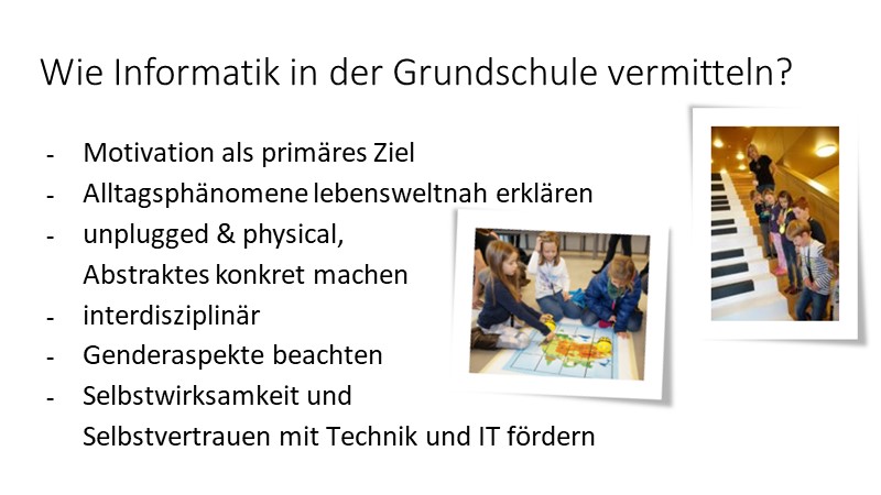 Wie Informatik in der Grundschule vermitteln?