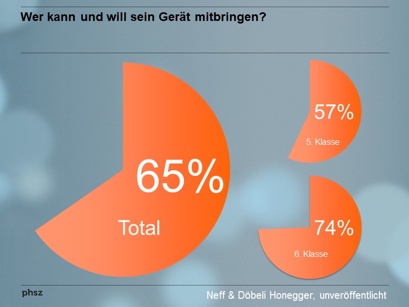 Medienausstattung von 5./6. Klässlern in Goldau (August 2013, n=202)