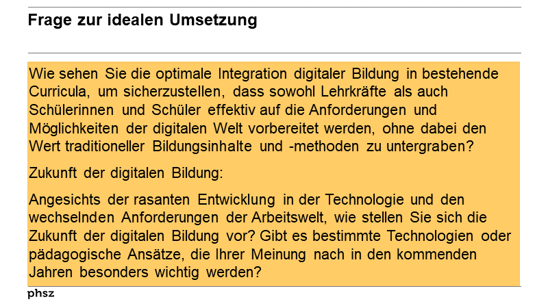 Frage zur idealen Umsetzung