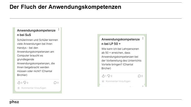 Der Fluch der Anwendungskompetenzen