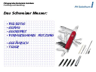 Das Schweizer Messer