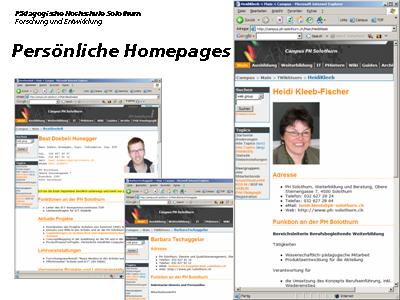 Nutzungsbeispiel: Persönliche Webseite