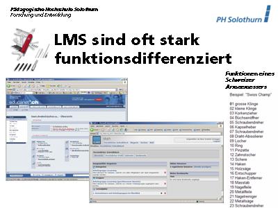 Funktionsdifferenzierung von LMS