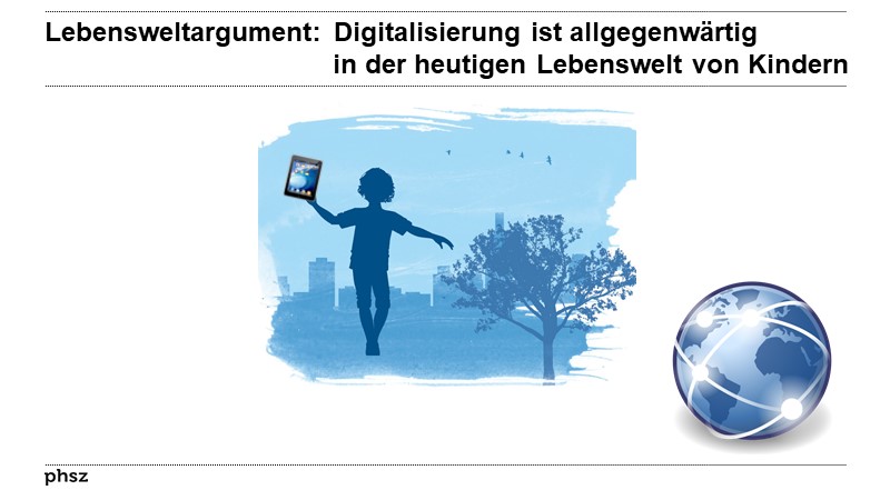 Lebensweltargument: Digitalisierung ist allgegenwärtig in der heutigen Lebenswelt von Kindern