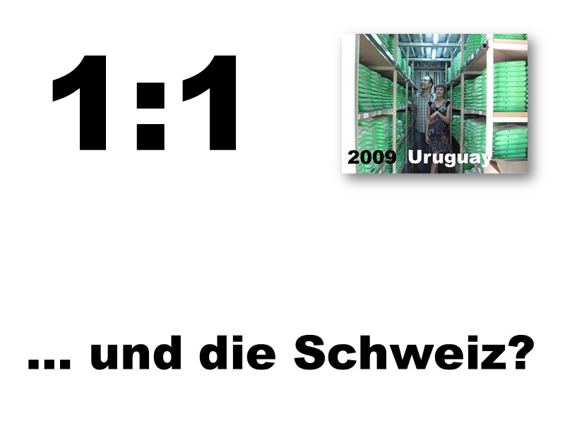 1:1 und die Schweiz