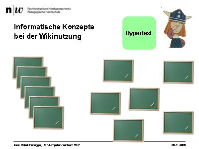 Informatische Konzepte bei der Wikinutzung: Hypertext