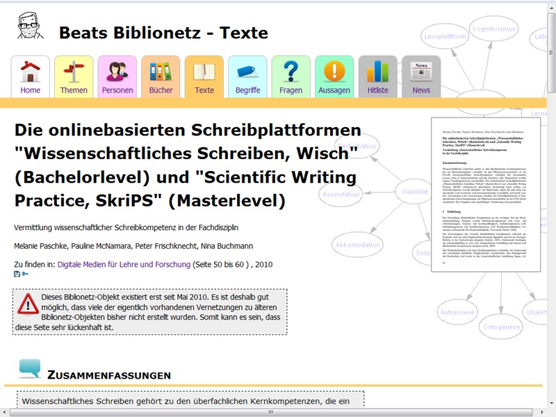 Der Vortrag zum wissenschaftlichen Schreiben