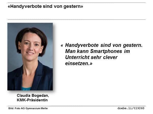 «Handyverbote sind von gestern»