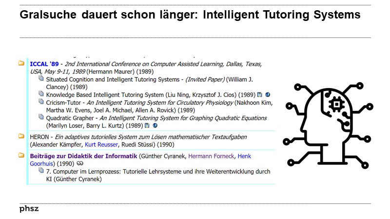 Gralsuche dauert schon länger: Intelligent Tutoring Systems