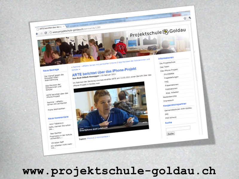 Weblog der Projektschule