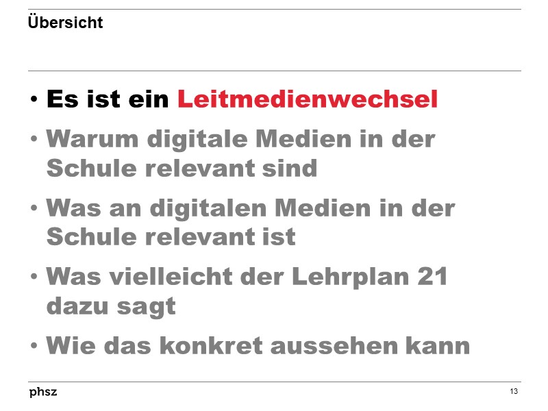 Es ist ein Leitmedienwechsel