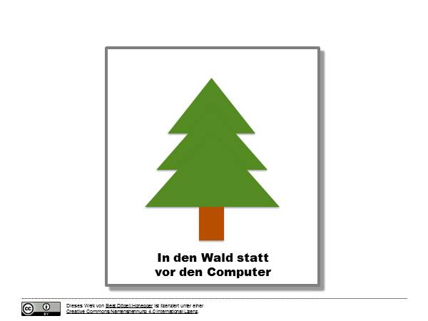 Medien - Informatik - Anwendung:Wald statt Computer!