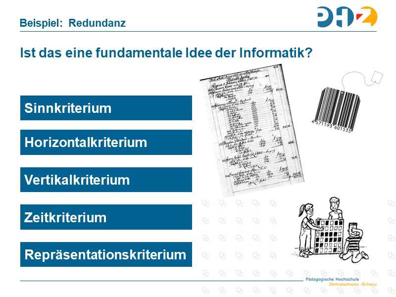 Beispiel Redundanz