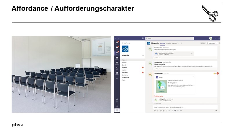 Affordance / Aufforderungscharakter