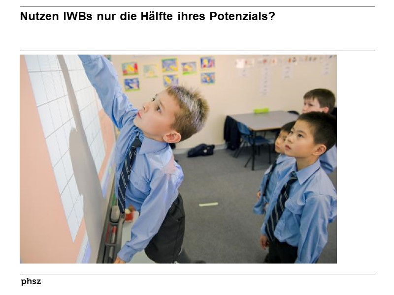 Nutzen IWBs nur die Hälfte ihres Potenzials?