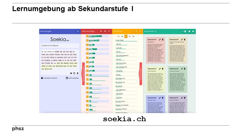 Lernumgebung ab Sekundarstufe I