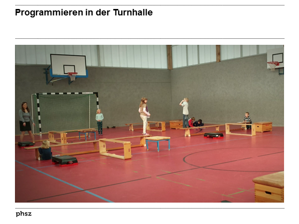 Programmieren in der Turnhalle