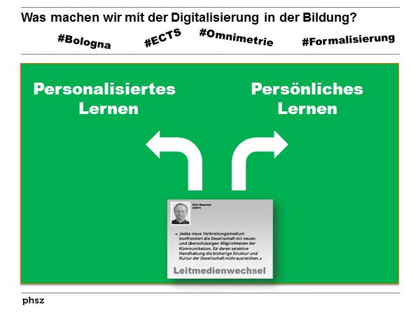 Was machen wir mit der Digitalisierung in der Bildung?