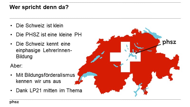 Wer spricht denn da?