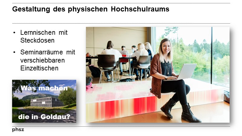 Gestaltung des physischen Hochschulraumes