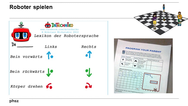 Roboter spielen