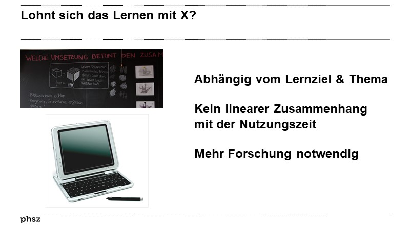 Lohnt sich das Lernen mit X?