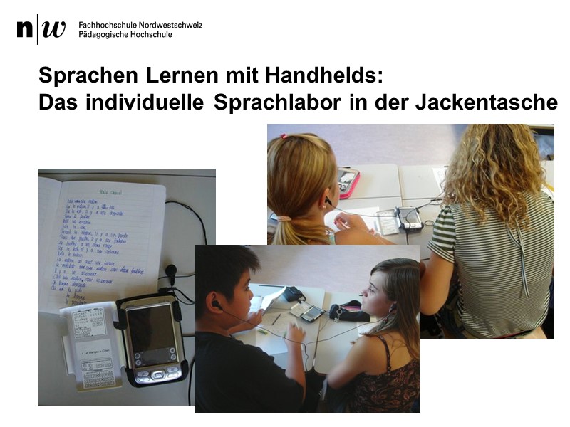 Sprachen Lernen mit Handhelds