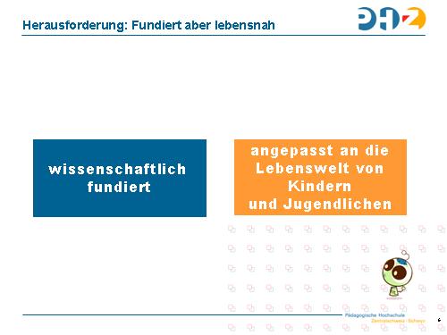 Spagat zwischen Wissenschaftllichkeit und Attraktivität