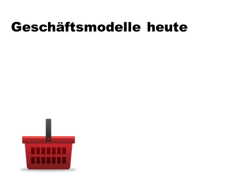 Geschäftsmodell heute