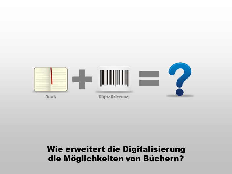 Wie erweitert die Digitalisiserung die Möglichkeit von Büchern?