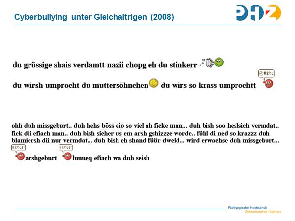 Cyberbullying unter Gleichaltrigen (2008)