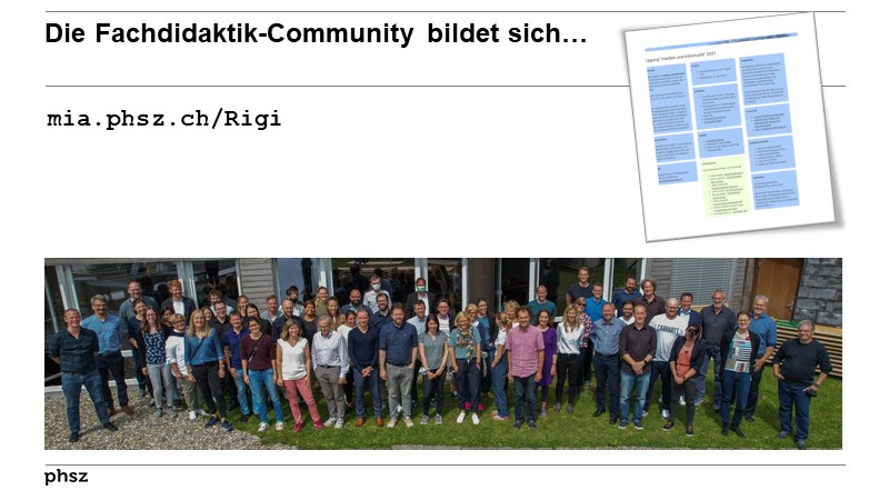 Die Fachdidaktik-Community bildet sich...