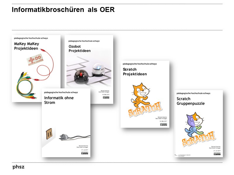 Informatikbroschüren als OER