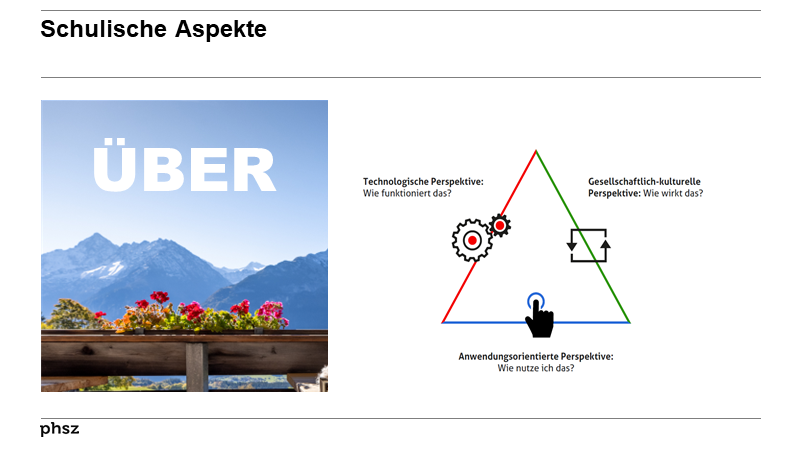 Schulische Aspekte: ÜBER