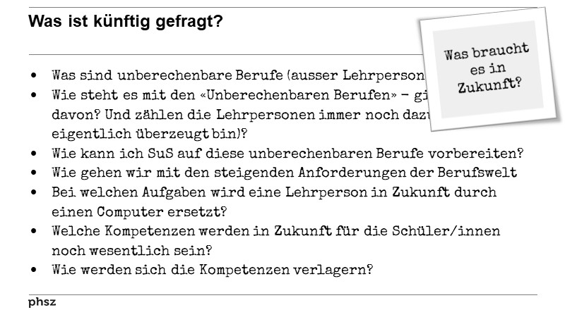 Was ist künftig gefragt?