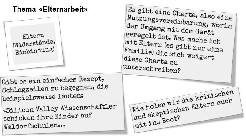 Thema «Elternarbeit»