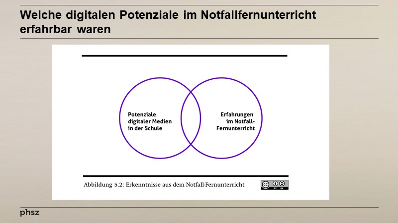 Welche digitalen Potenziale im Notfallfernunterricht erfahrbar waren