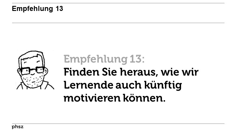 Empfehlung 13