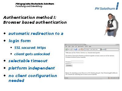 Authentisierung per Browser