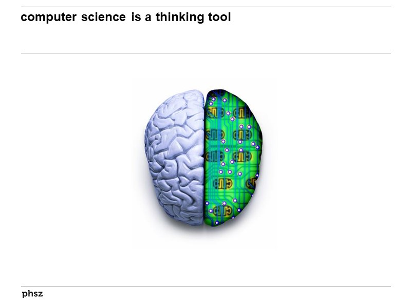 computer science is a thinking tool