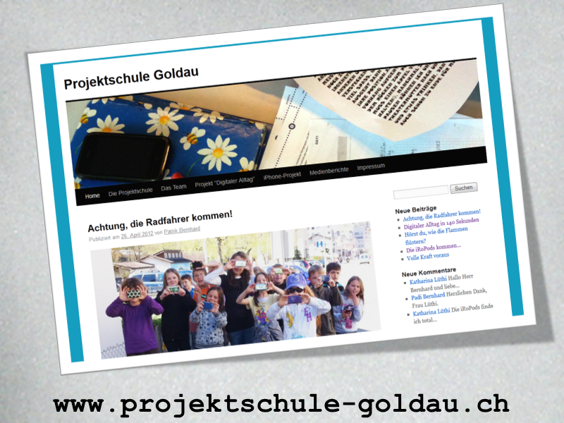 Weitere Informationen auf dem Weblog der Projektschule