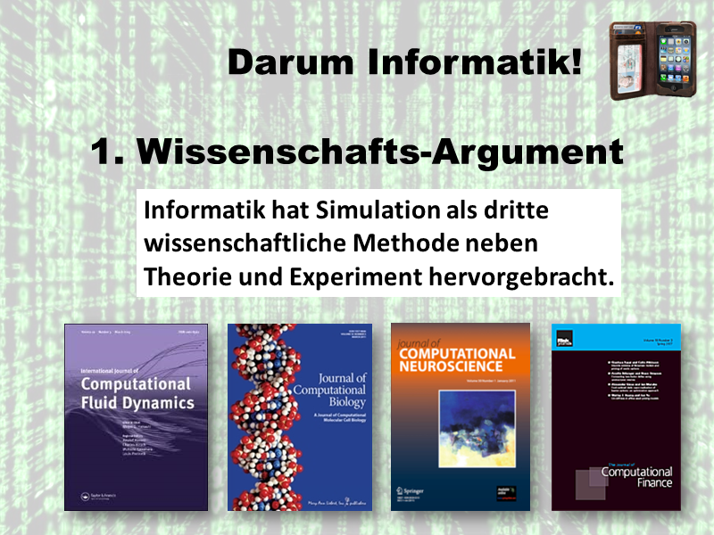 1. Wissenschaftsargument