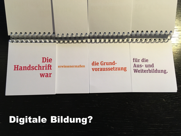 Digitale Bildung?