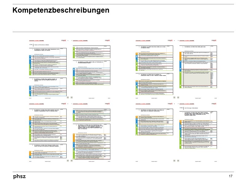  Kompetenzbeschreibungen