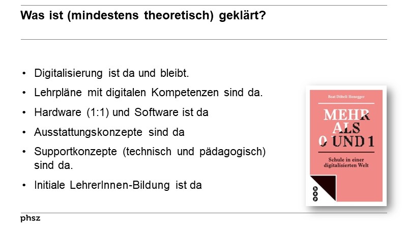 Was ist (mindestens theoretisch) geklärt?